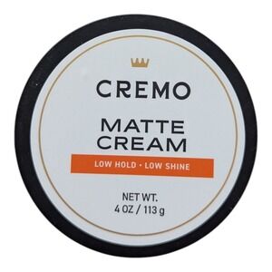 BBB. Cremo Premium‎ Hair Styling Matte Cream Light Hold Low Shine 4 Oz